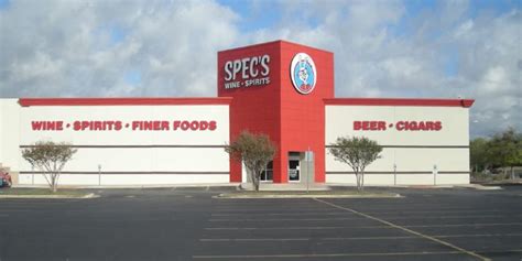 Specs san antonio - Get more information for Spec's Wines, Spirits & Finer Foods in San Antonio, TX. See reviews, map, get the address, and find directions. Search MapQuest. Hotels. Food. Shopping. Coffee. Grocery. Gas. …